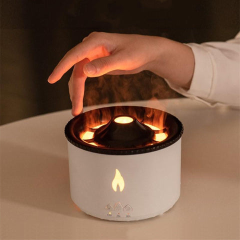 New Creative Volcano Aromatherapy Flame Lamp