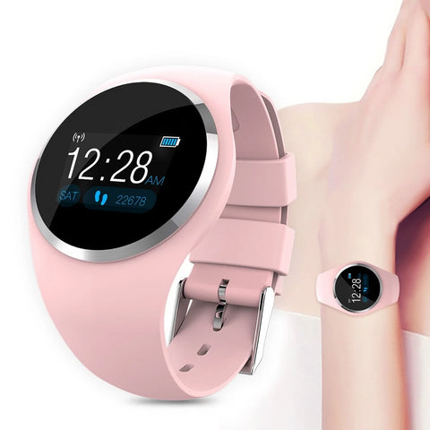 2019 Upgrade Fashion Smart Watch HR Blood Pressure Monitor Women Physiological Reminder Smartwatch For Android IOS