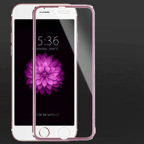 Mobile Phone Accessories - 3D Aluminum Tempered Glass - Best Choice For Protection From All Knock