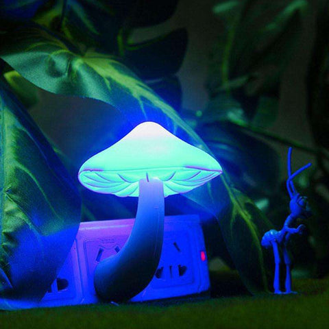 Night Lights - Mushroom LED Night Lamp Wall Socket (FREE SHIPPING)