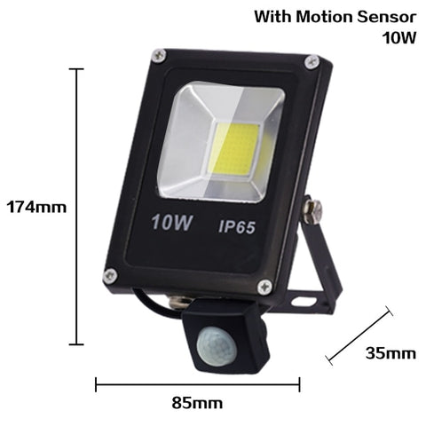 Motion Sensor LED Flood Light 10W 30W 50W 220V Floodlights searching lamp IP65 Reflector Outdoor lighting led exterior SpotLight