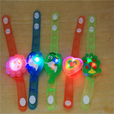 2018 Multicolor Light Flash Toys Wrist Hand Take Dance Party  High Quality Gift For Kid Random LED Color Lamps Light