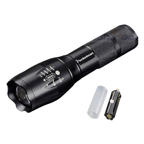 9000LM XM L T6 L2 LED Flashlight Rechargeable Zoomable Linternas Torch Waterproof Lamp by 1*18650 or 3*AAA Hand Light