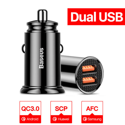 IcoolGadgets Quick Charge 4.0 3.0 USB Car Charger For Xiaomi mi 9 Huawei P30 Pro QC4.0 QC3.0 QC 5A Fast PD Car Charging Phone Charger