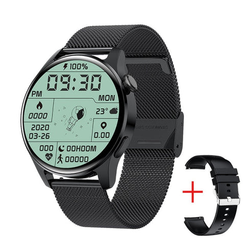 LIGE New Bluetooth Call Smart Watch Men Full Touch Sport Fitness Watches Waterproof Heart Rate Steel Band Smartwatch Android iOS|Smart Watches|